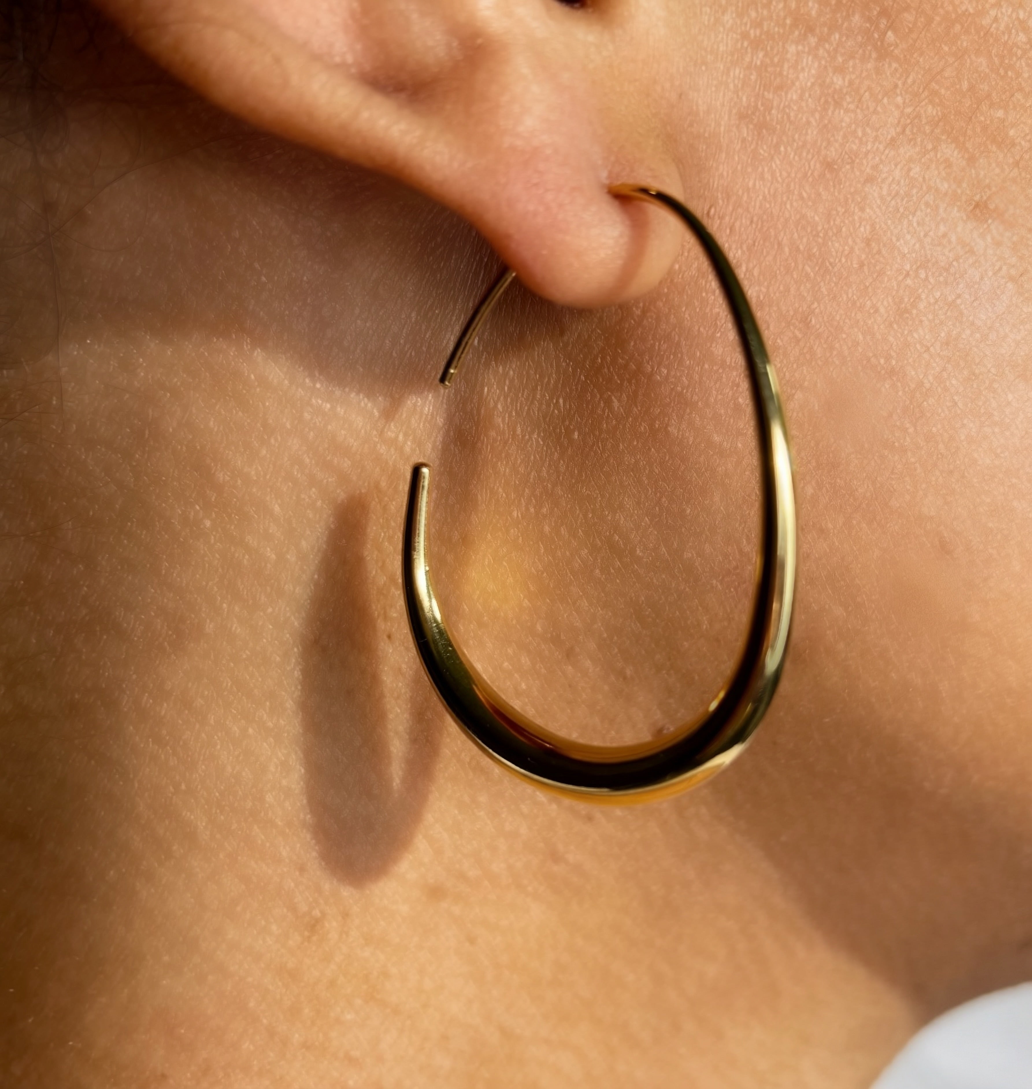 The Molten Pear Hoops