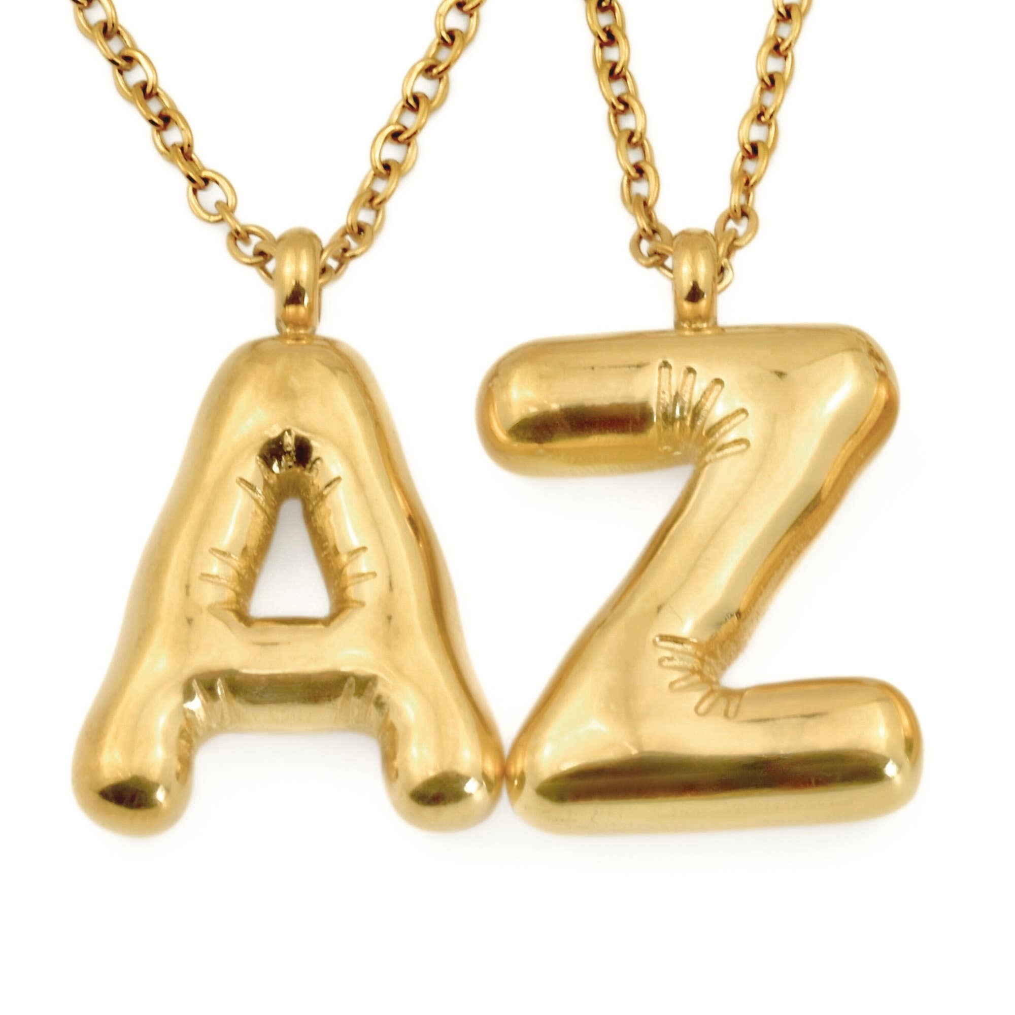 The Molten Initial Necklace