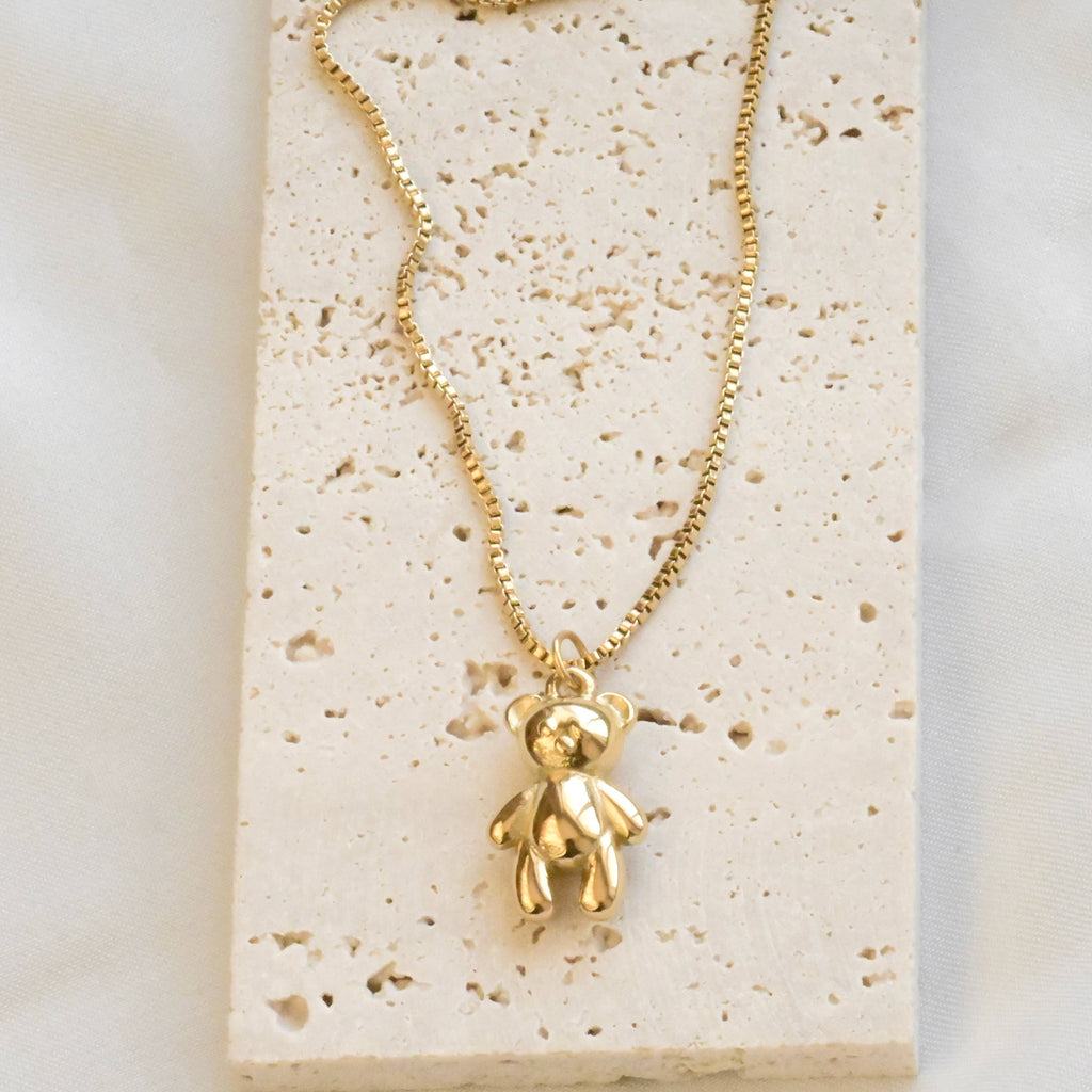 The Sculpted Teddy Necklace