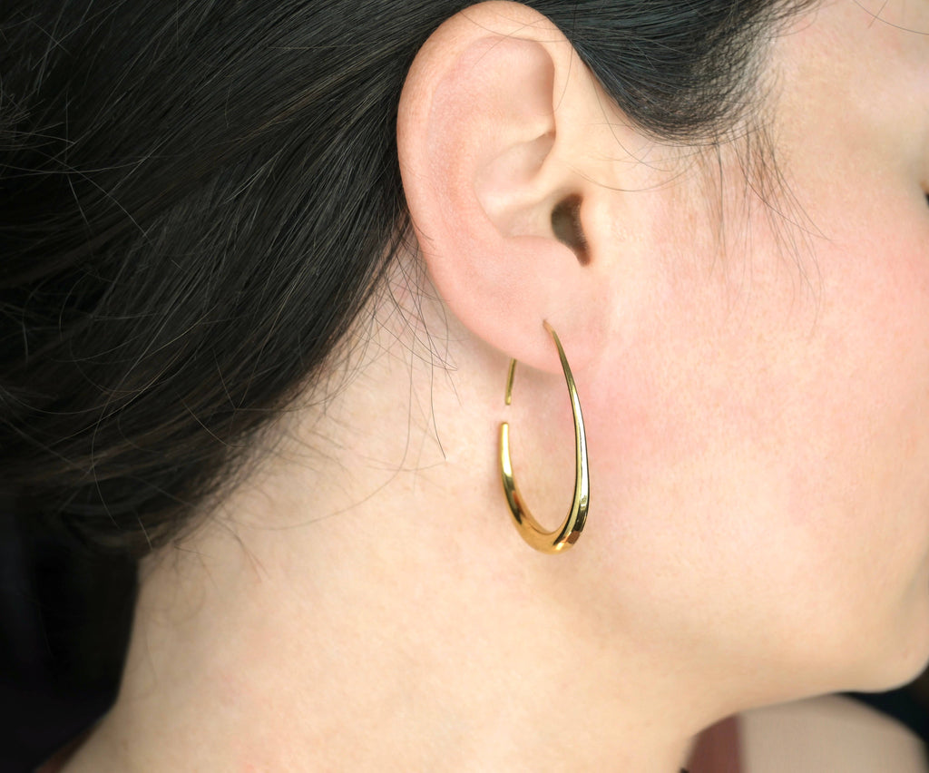 The Molten Pear Hoops