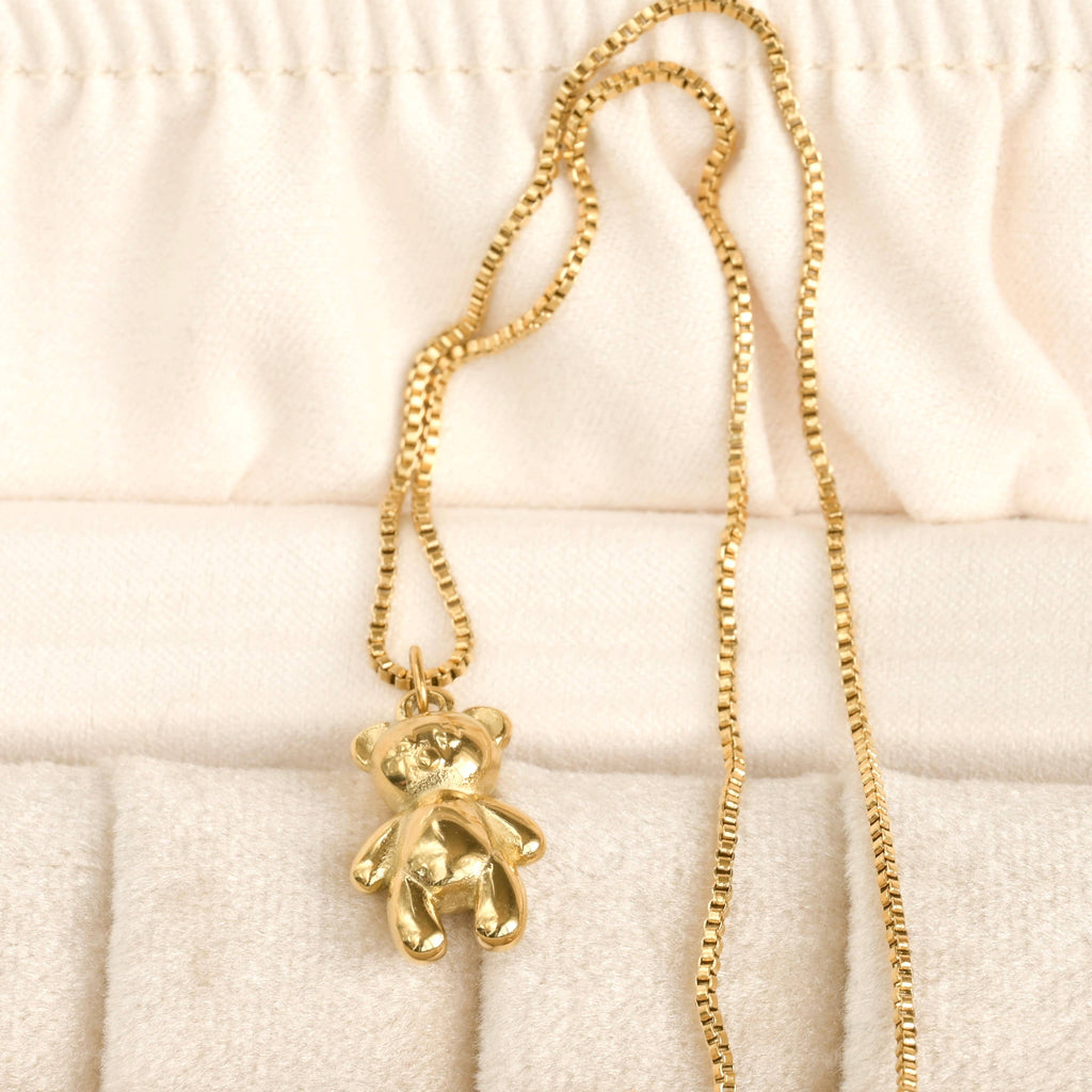 The Sculpted Teddy Necklace
