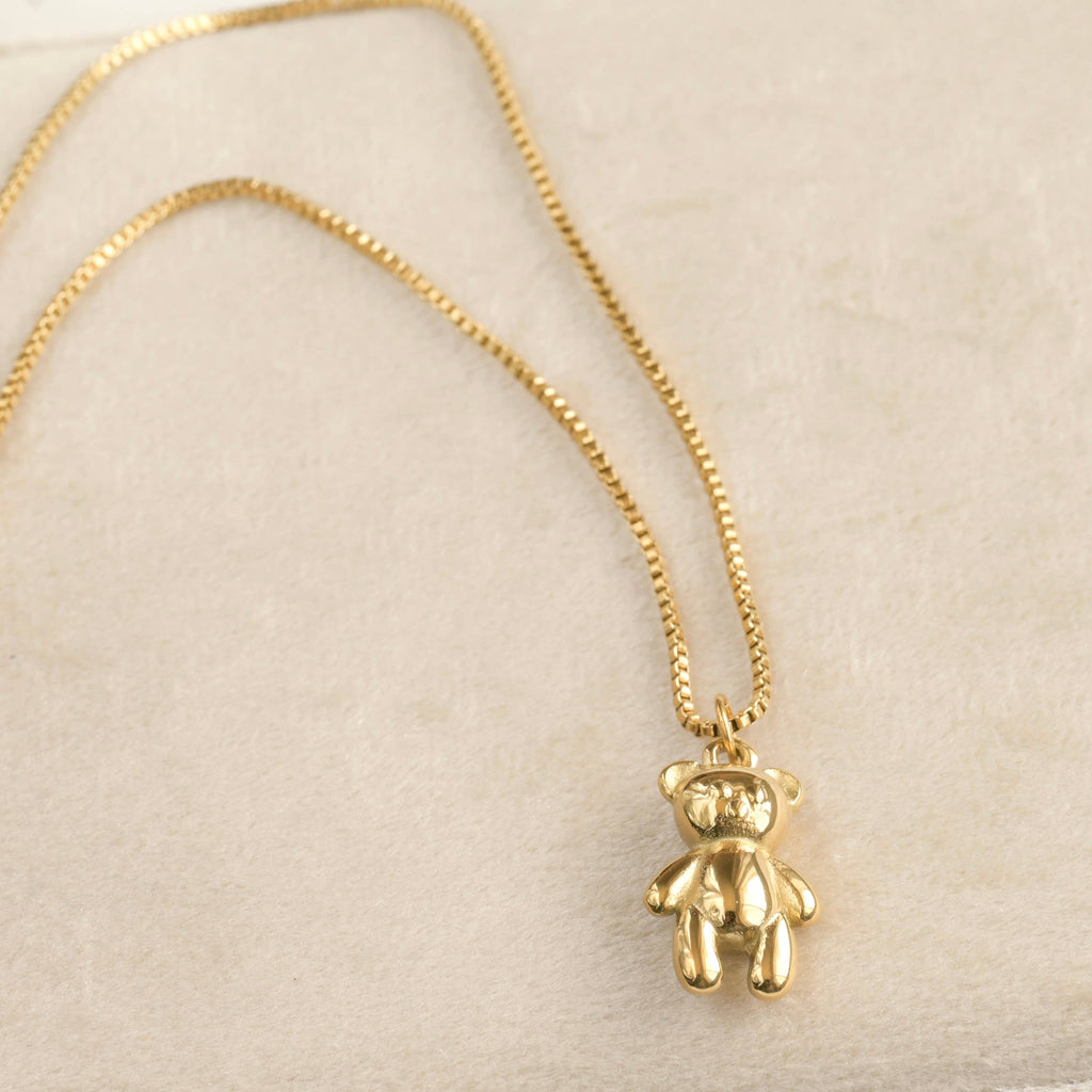 The Sculpted Teddy Necklace