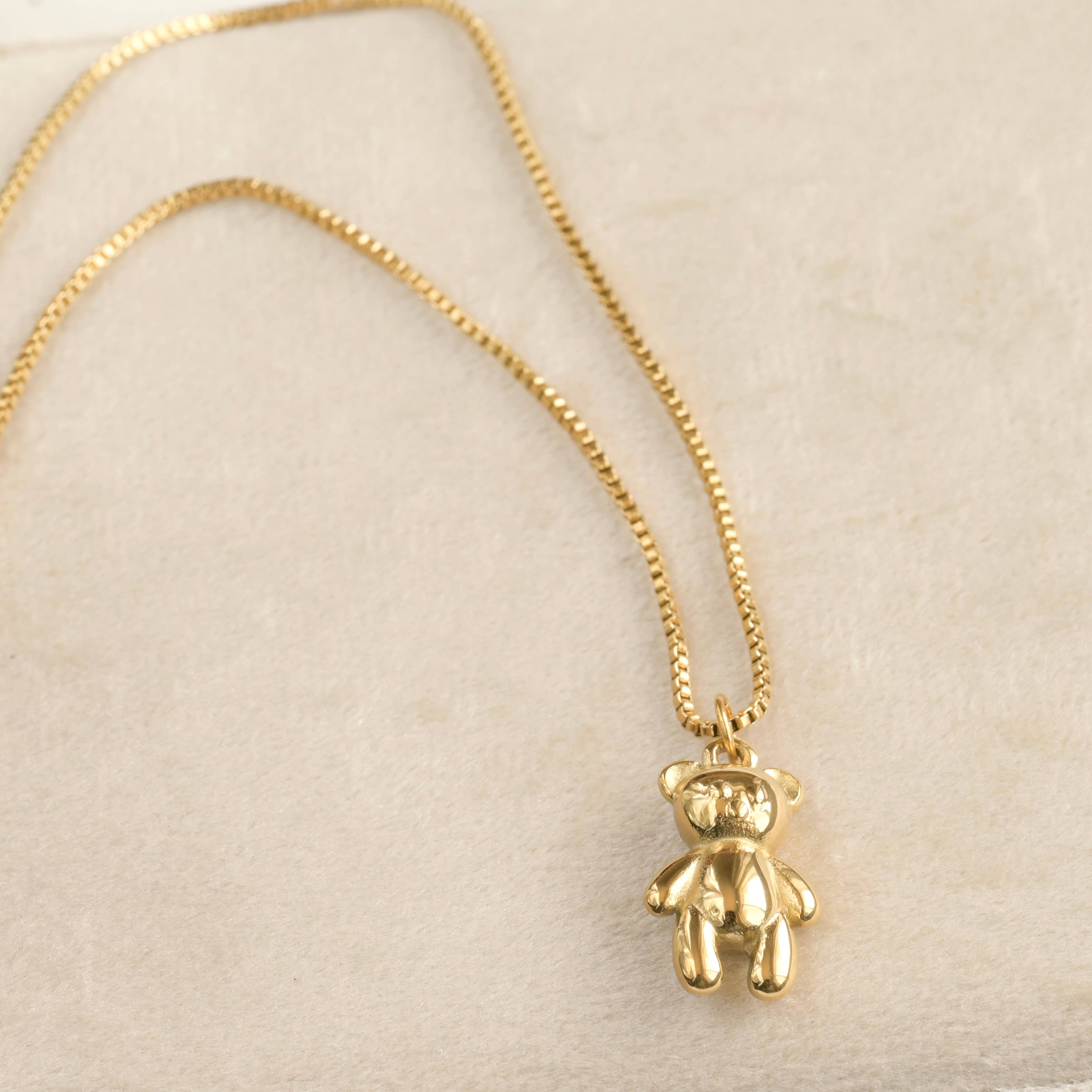 The Sculpted Teddy Necklace