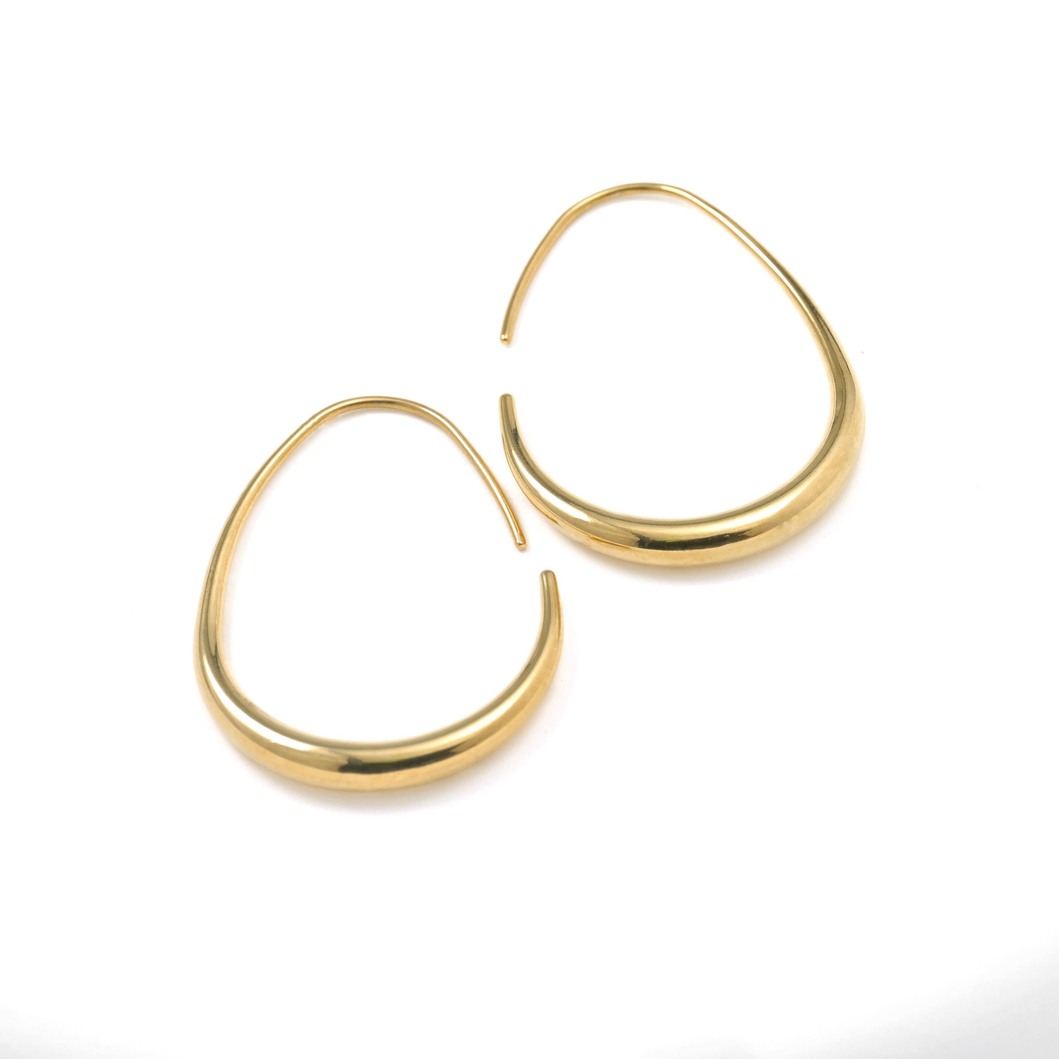 The Molten Pear Hoops