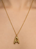 The Molten Initial Necklace