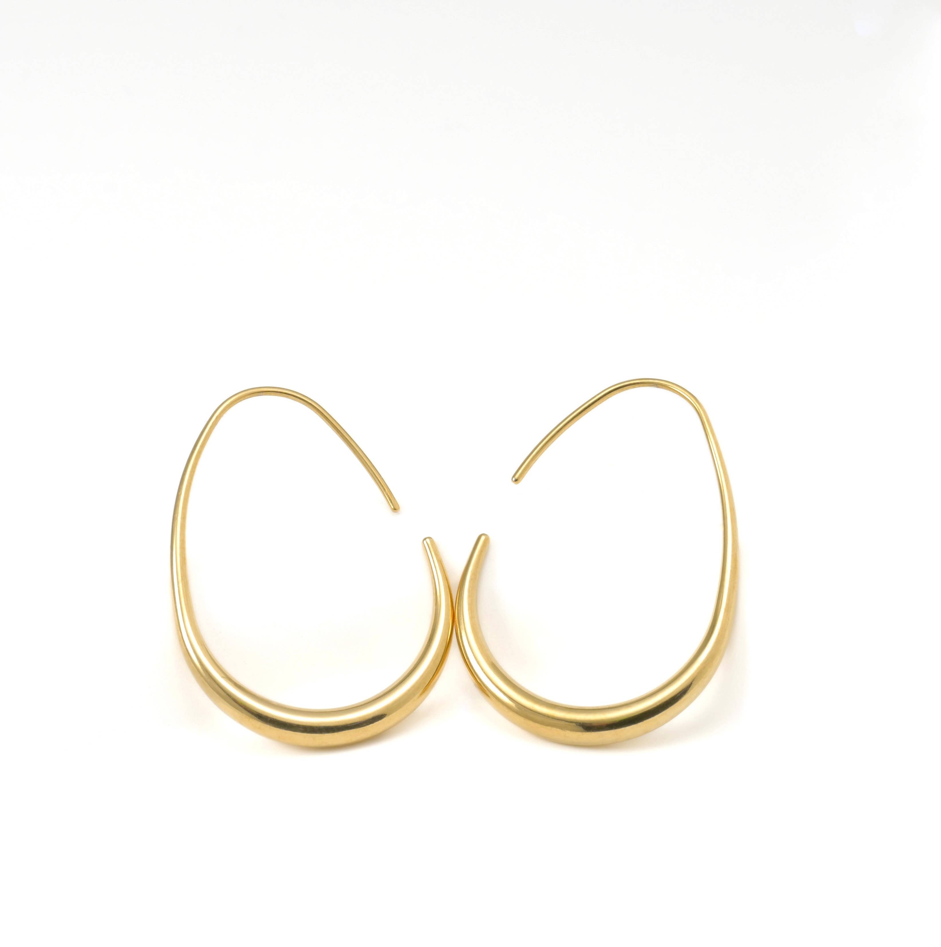 The Molten Pear Hoops