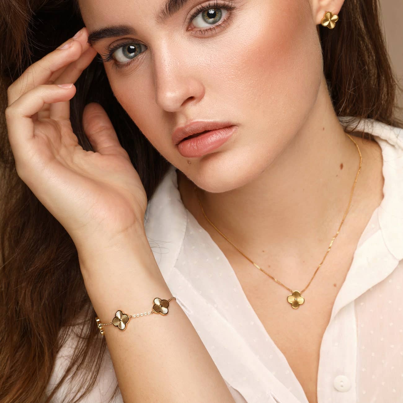 Radiant Clover Necklace
