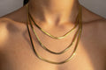Triple Snake Chain Necklace
