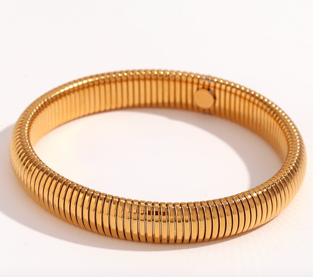 Cobra Coil Bangle Bracelet (Single)