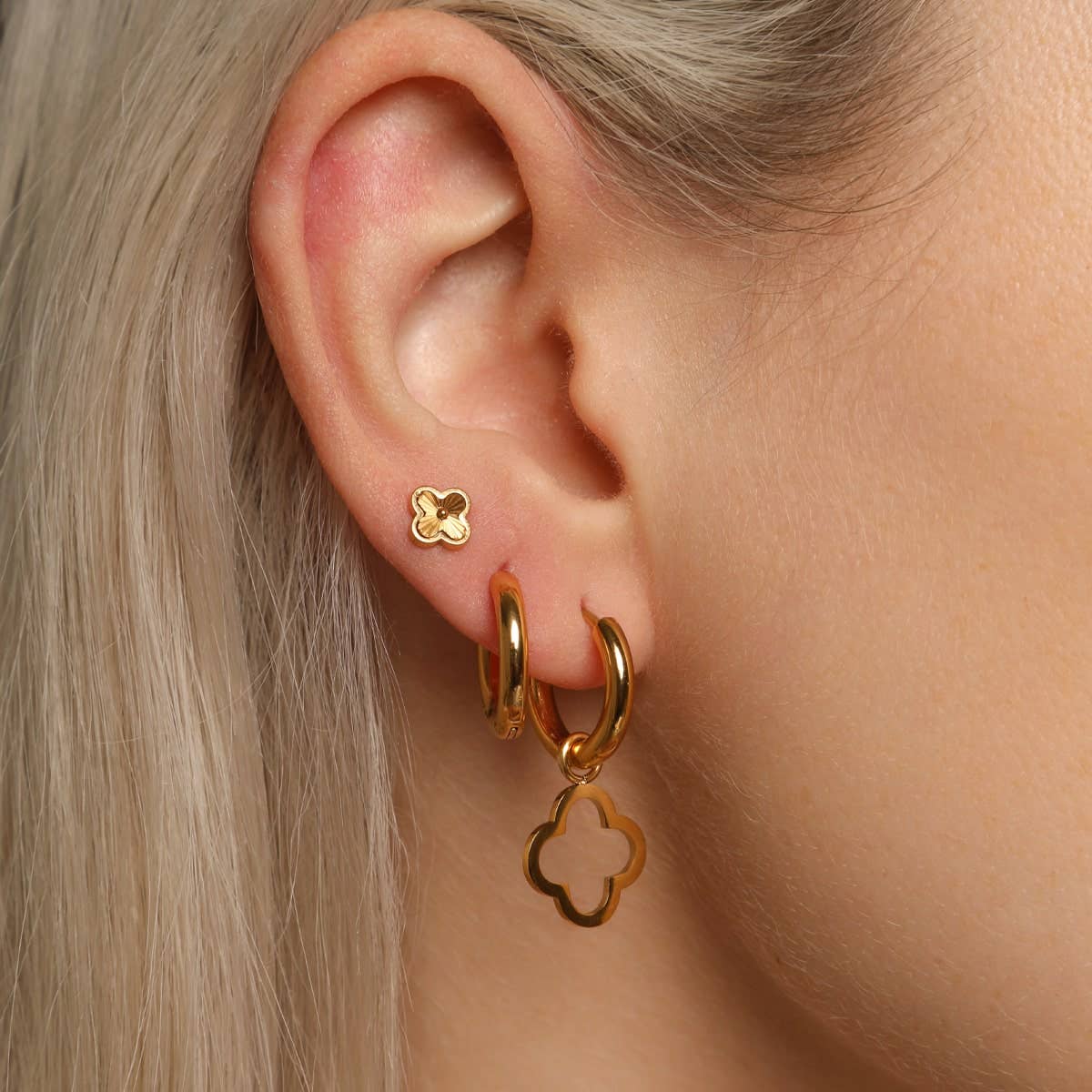 Signature Clover Drop Earrings