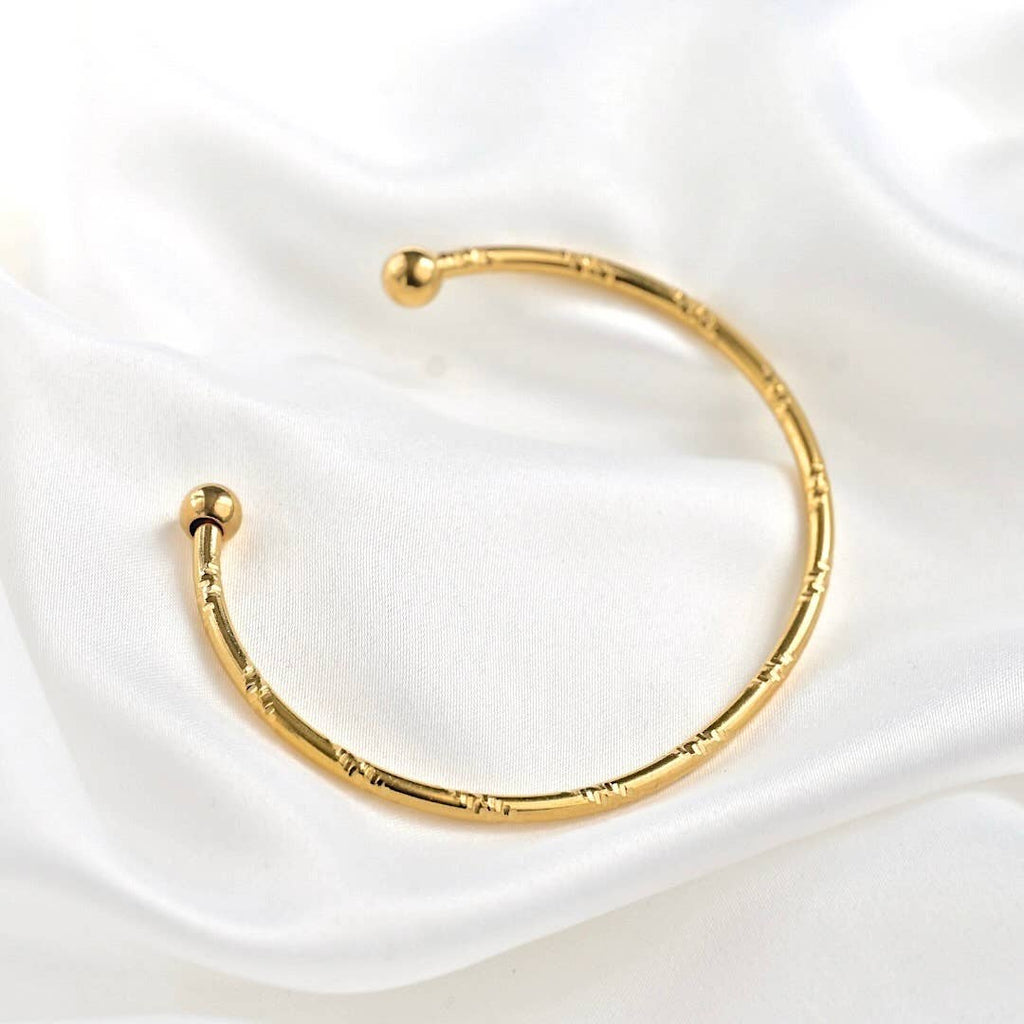 Thin Sculpted Cuff Trio