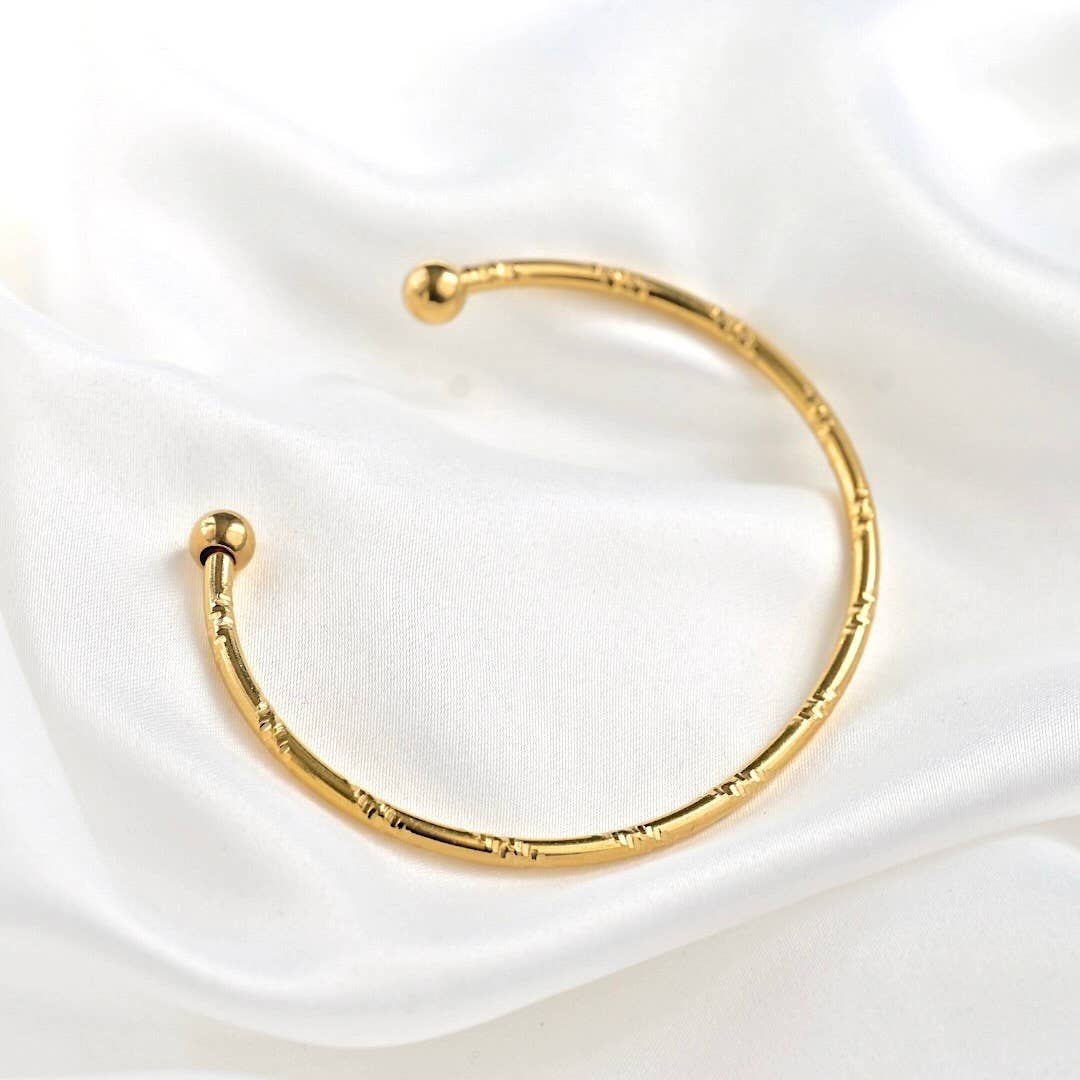 Thin Sculpted Cuff Trio