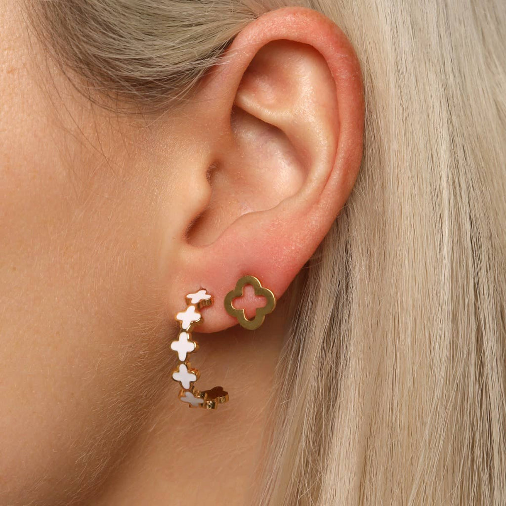 Clover Classic Stud Earrings