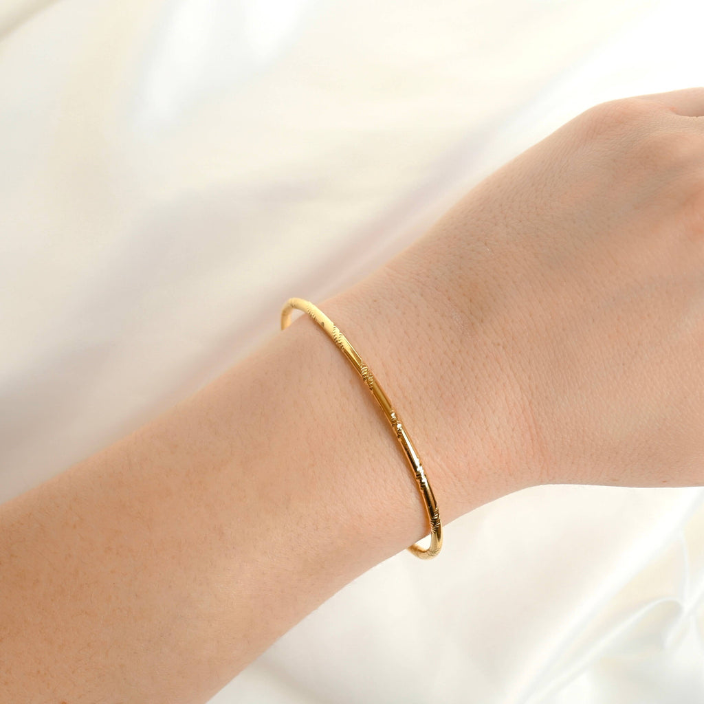 Thin Sculpted Cuff Trio