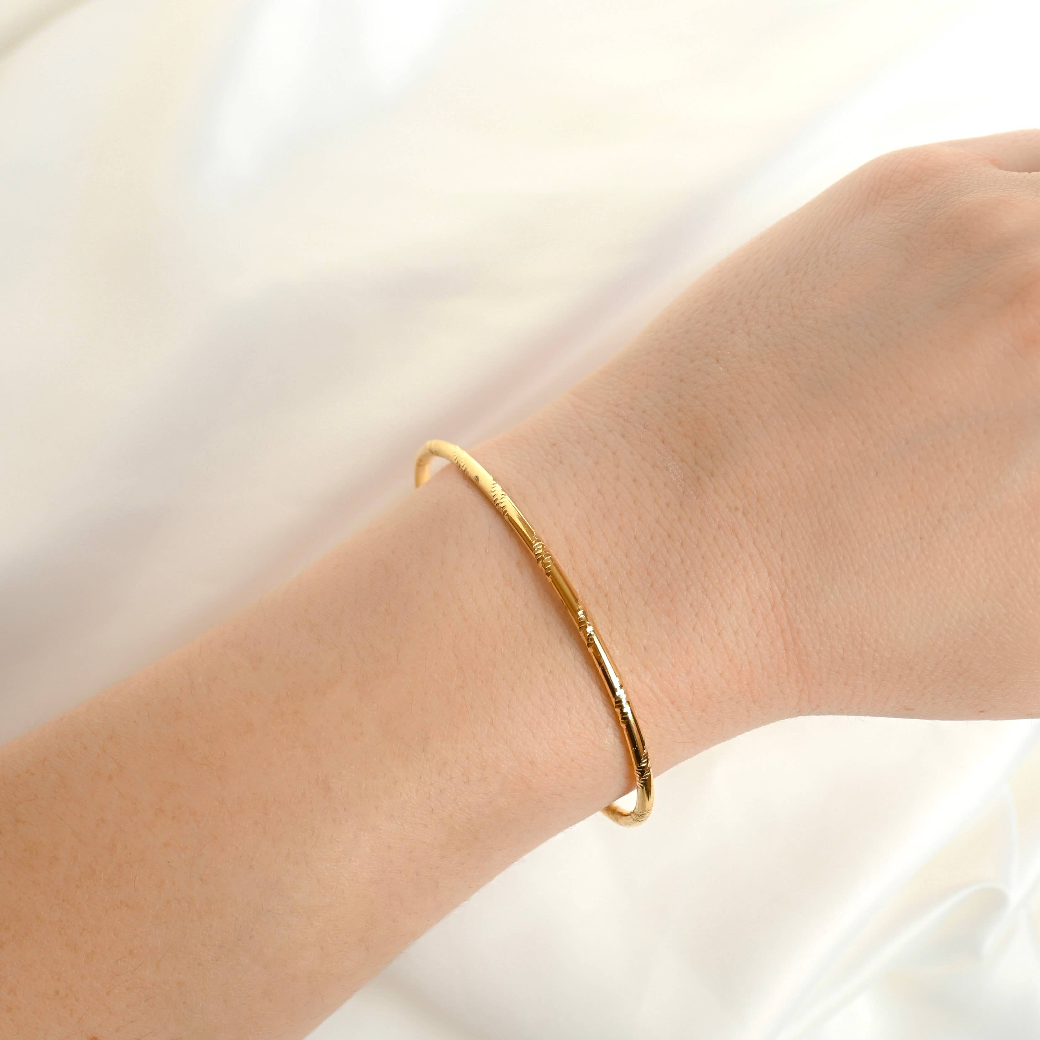 Thin Sculpted Cuff Trio
