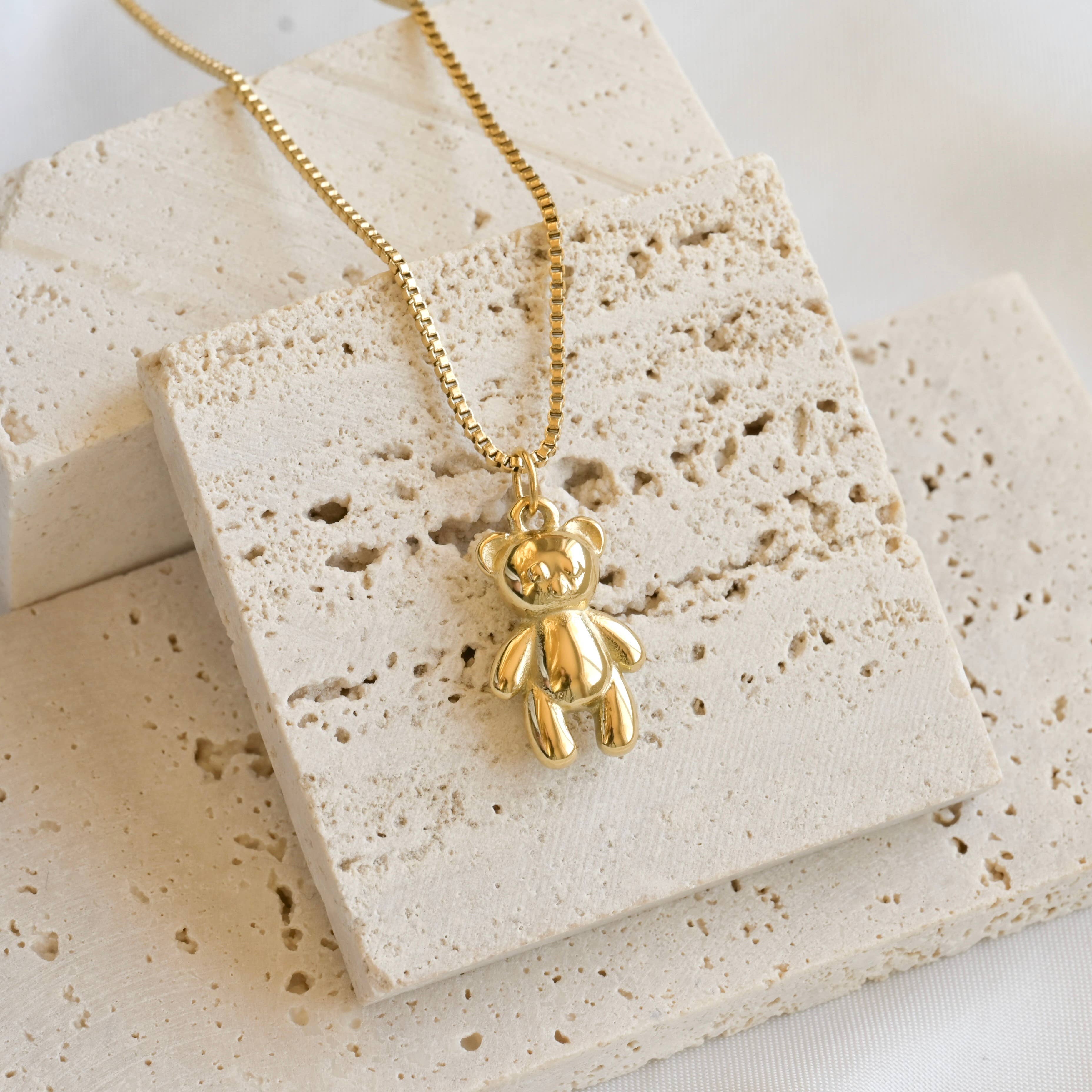 The Sculpted Teddy Necklace