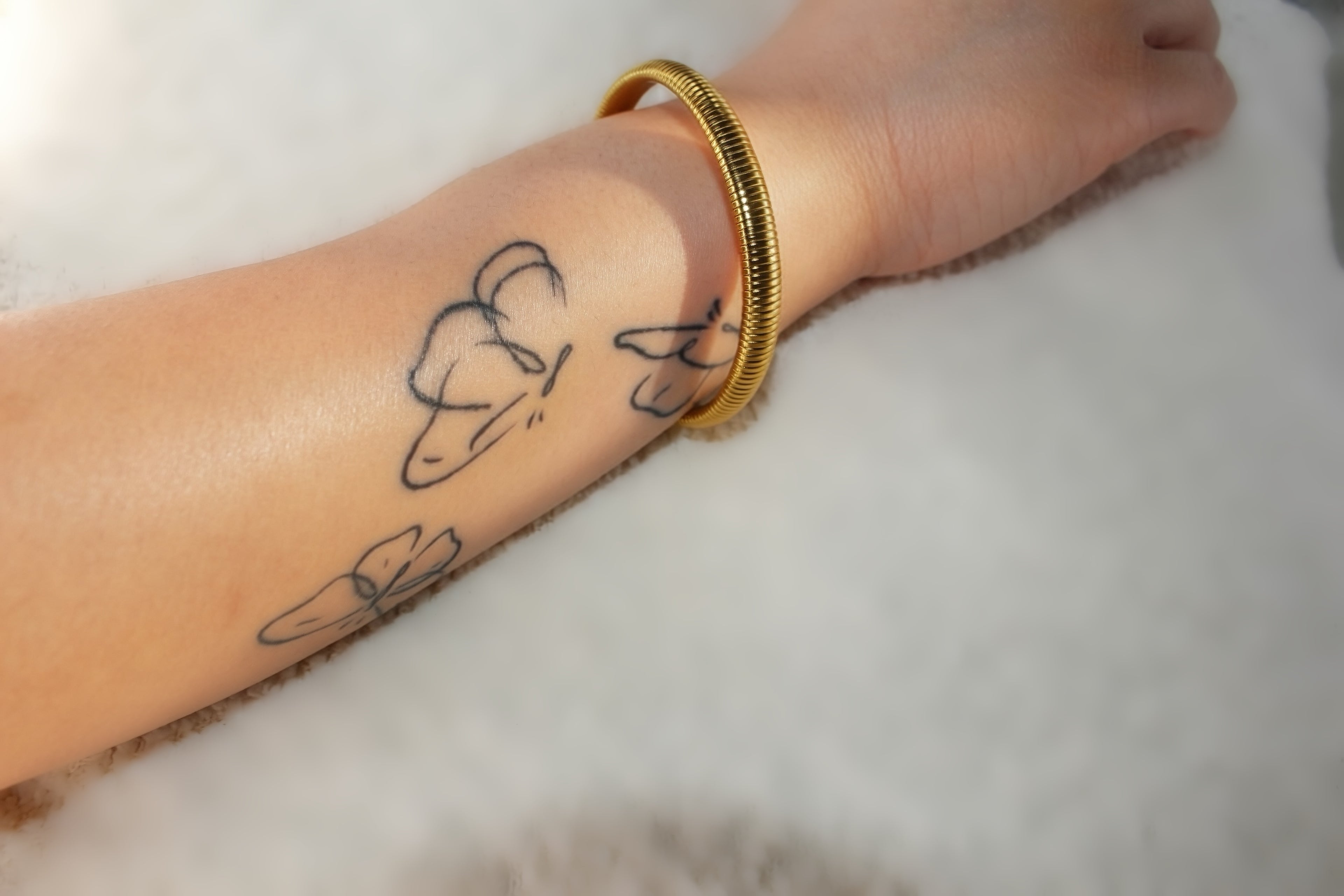 Cobra Coil Bangle Bracelet (Single)