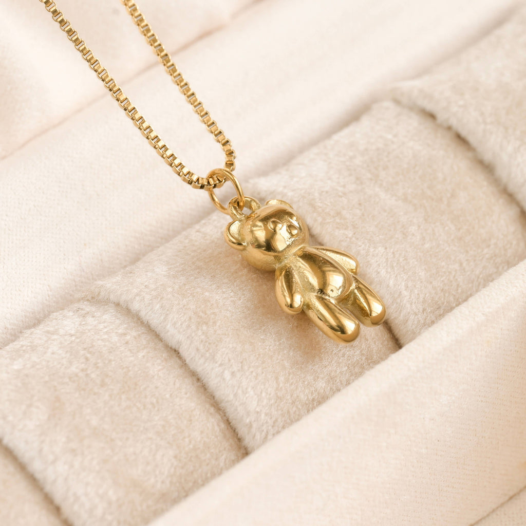 The Sculpted Teddy Necklace