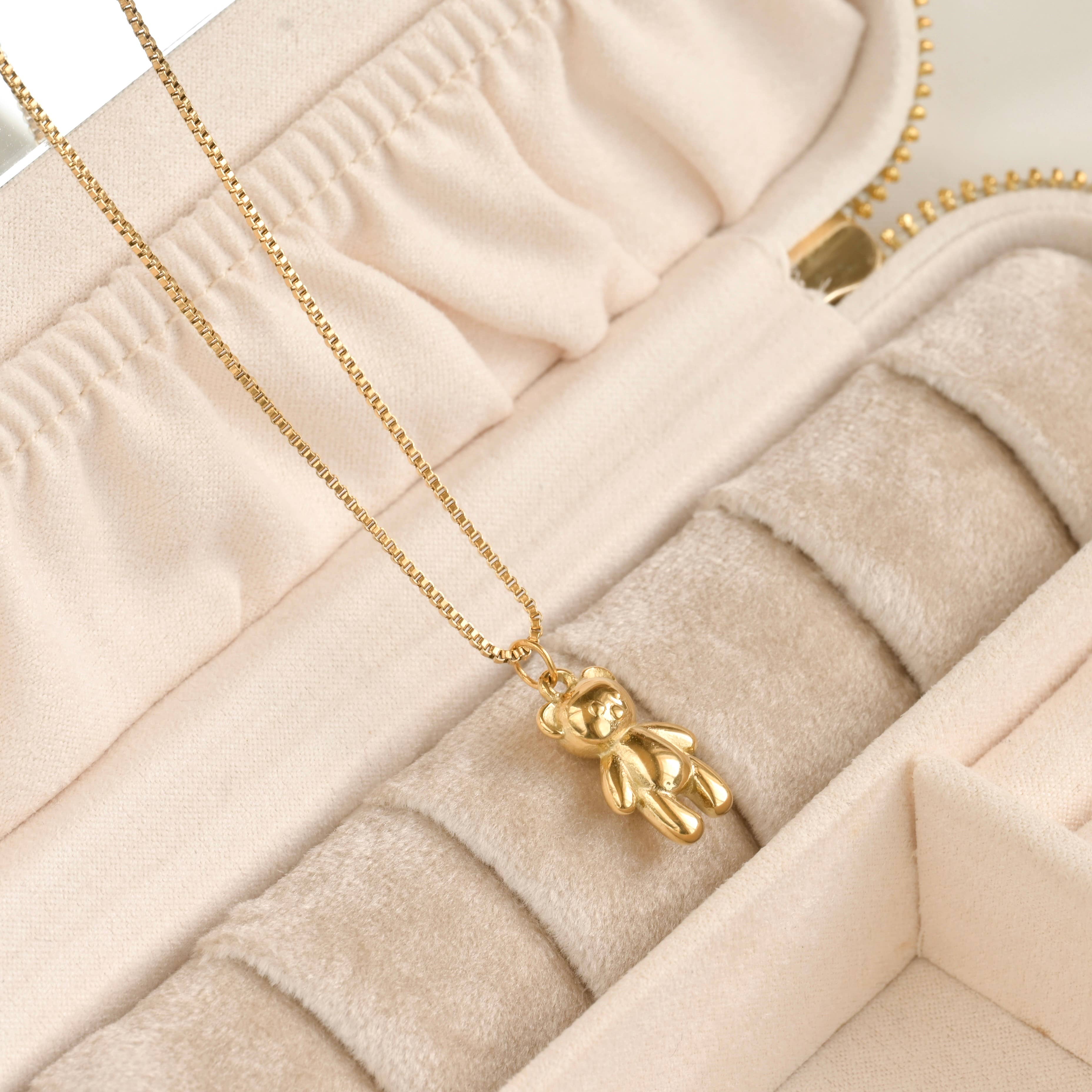 The Sculpted Teddy Necklace