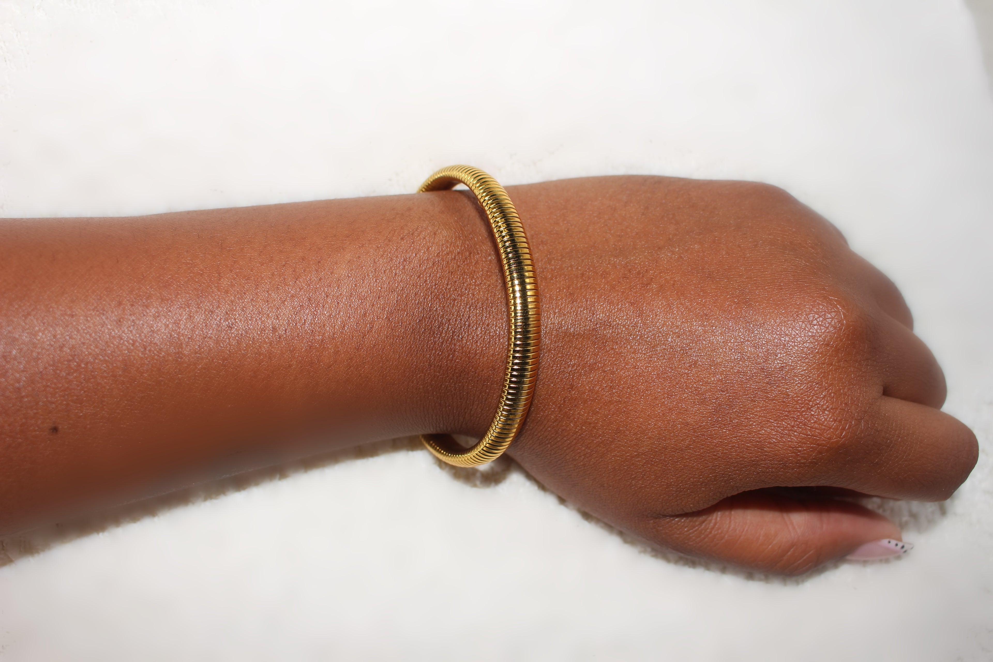 Cobra Coil Bangle Bracelet (Single)