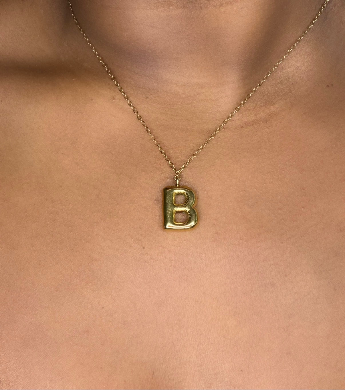 The Molten Initial Necklace