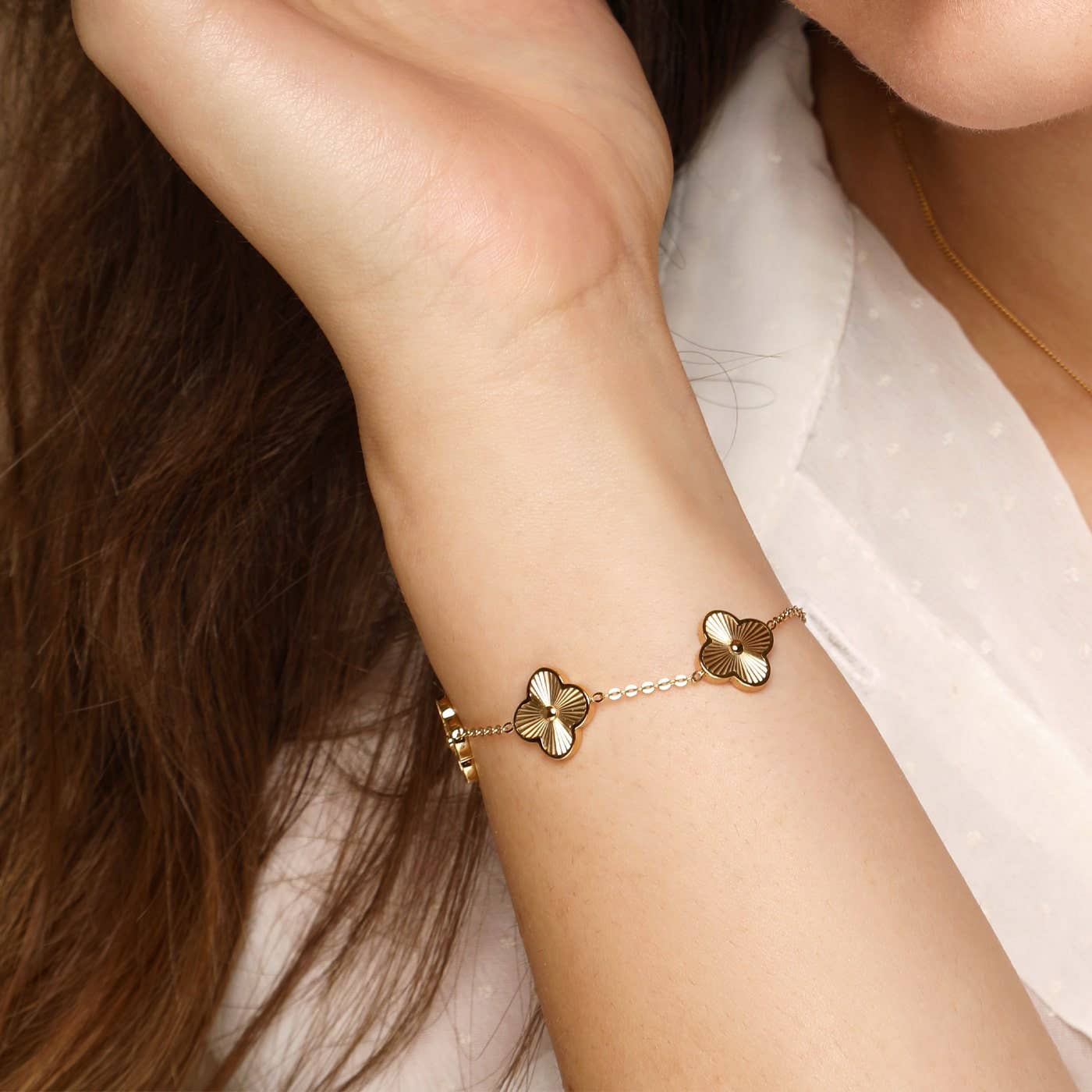 Radiant Clover Bracelet