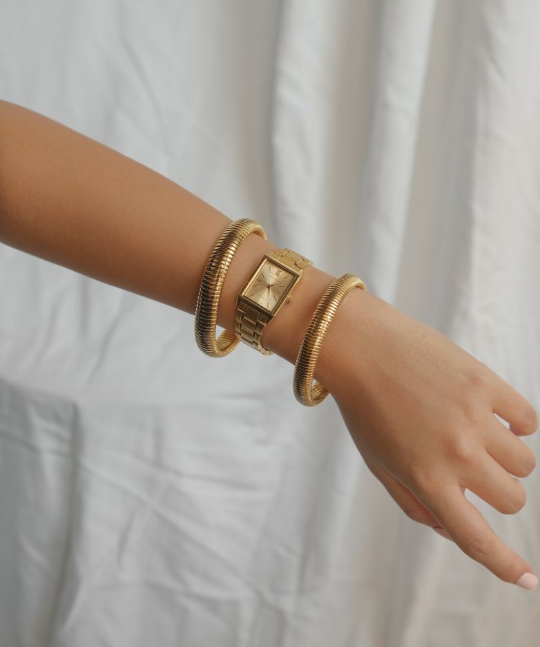 Cobra Coil Bangle Bracelet (Single)