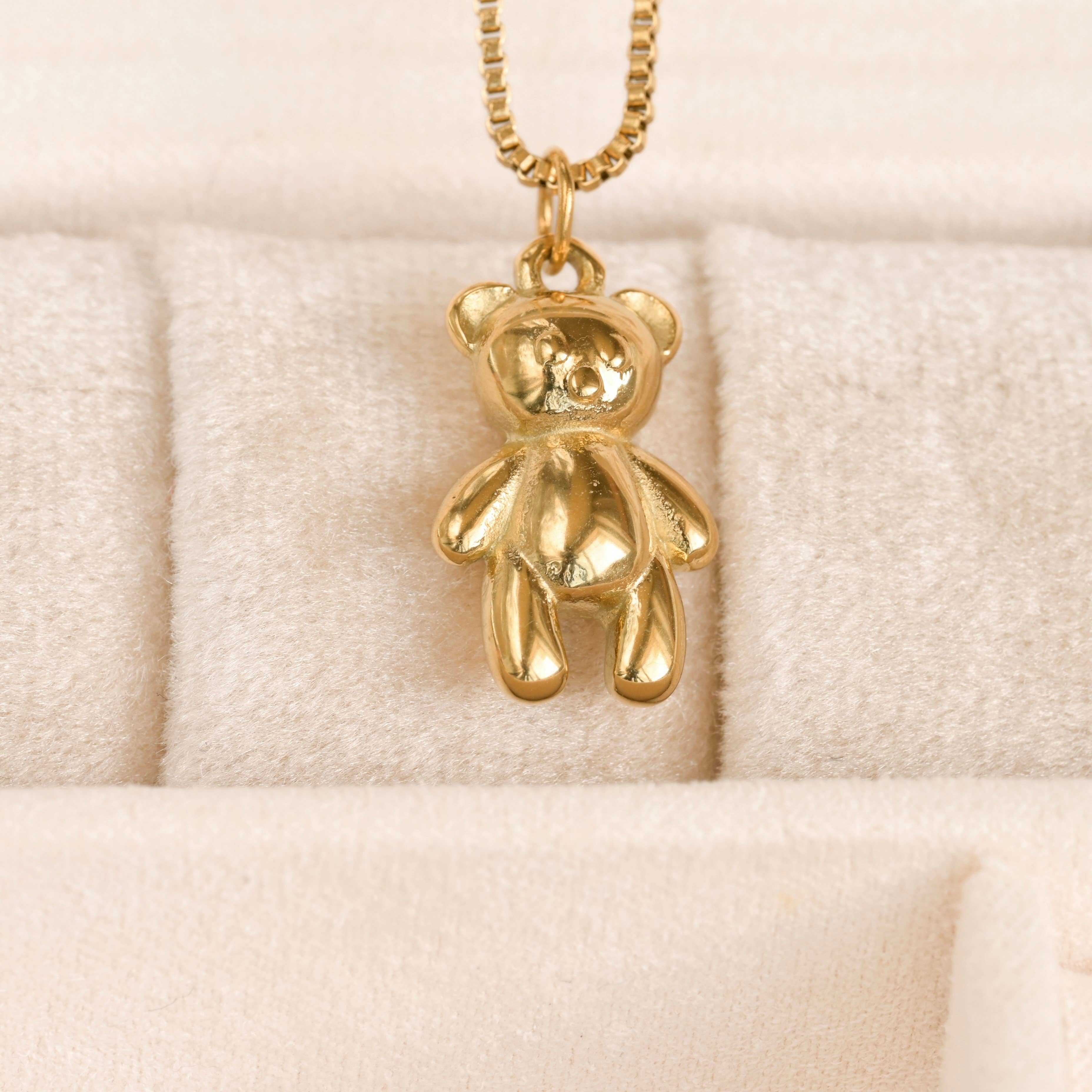 The Sculpted Teddy Necklace