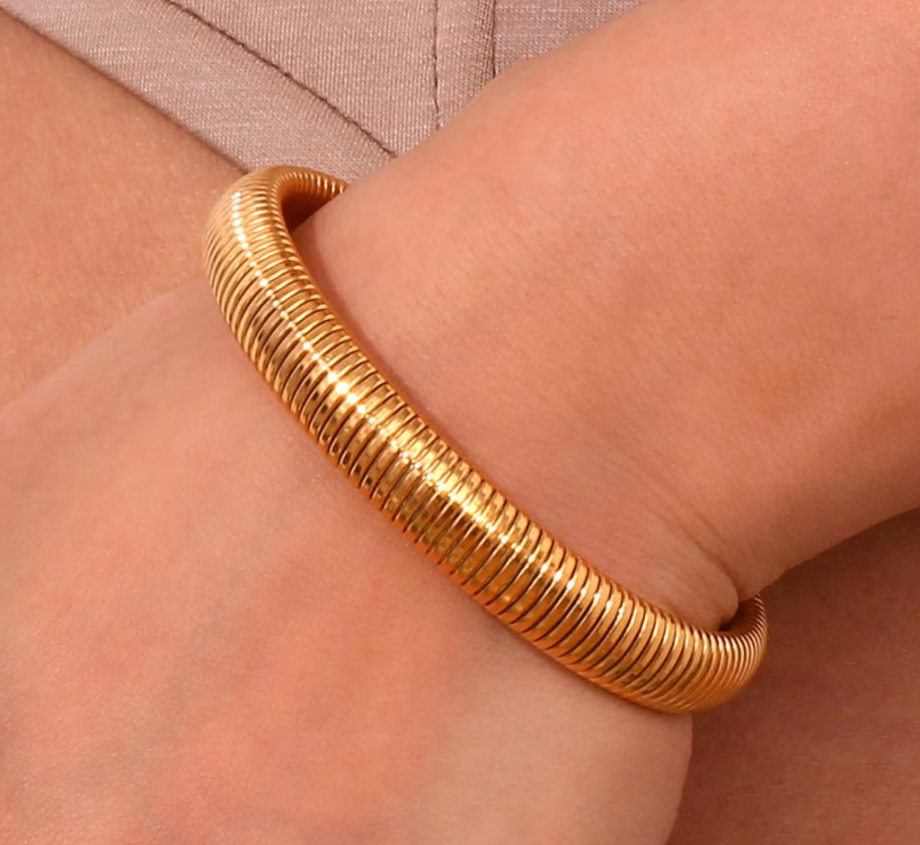 Cobra Coil Bangle Bracelet (Single)