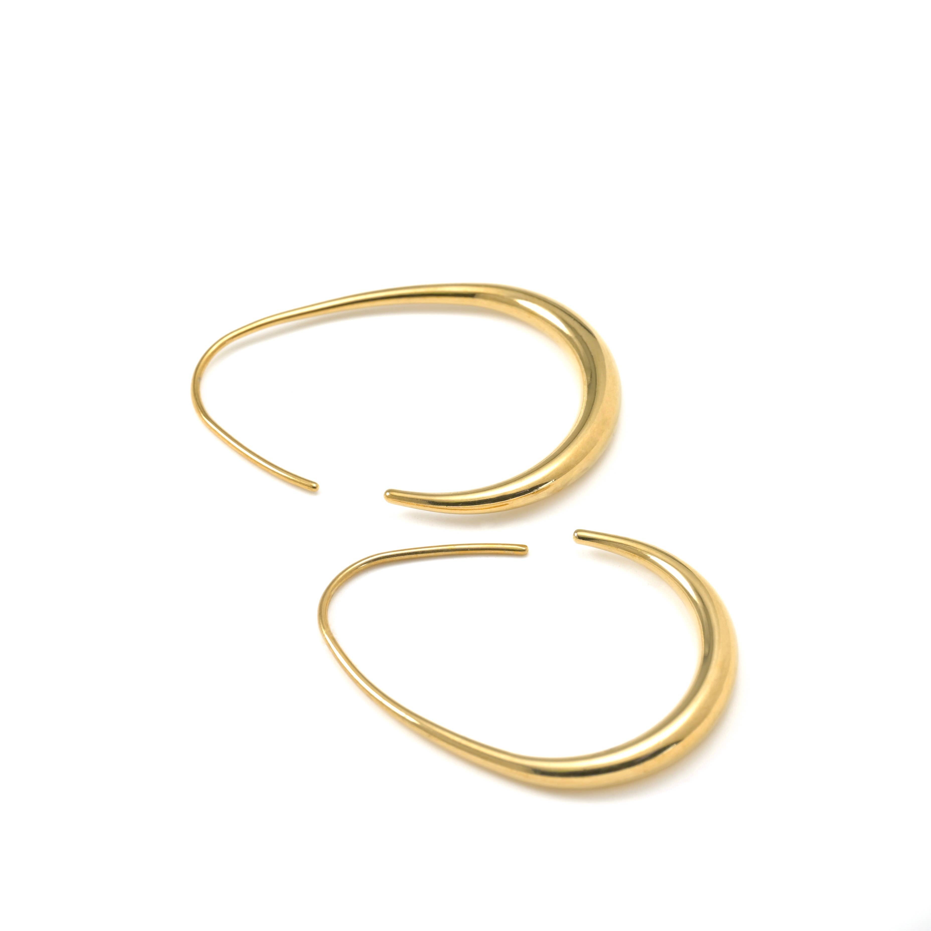 The Molten Pear Hoops
