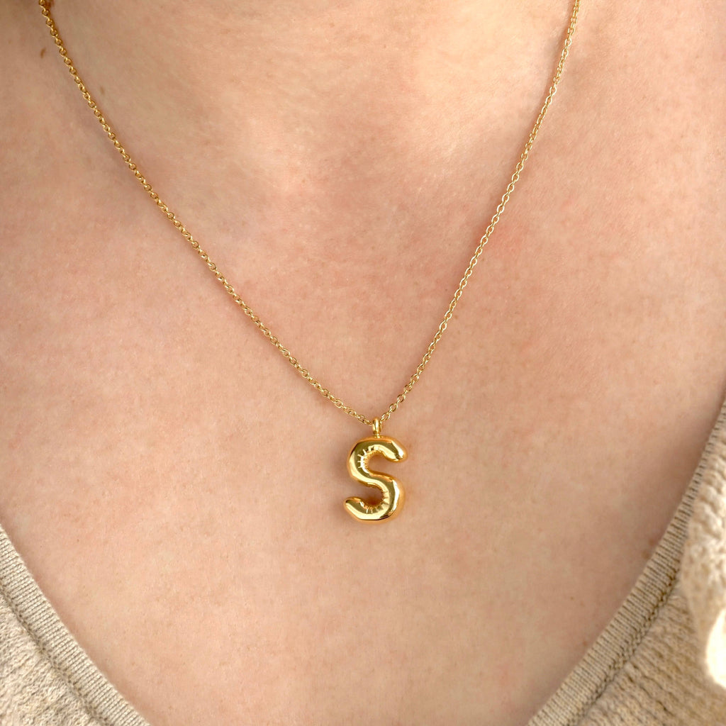 The Molten Initial Necklace